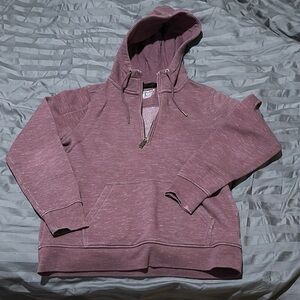 Mauve Hoodie with Front Pocket